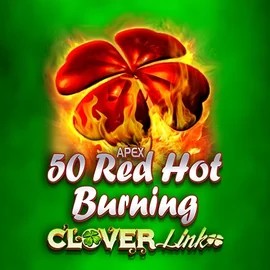 Official Slots logo: 50 Red Hot Burning Clover Links by Novomatic at LalaBet Casino