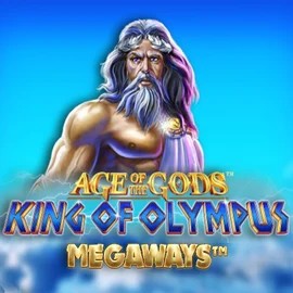 Age Of The Gods: King of Olympus Megaways slot logo by Origins at LalaBet Casino