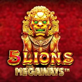 5 Lions Megaways online game logo by Pragmatic Play on lala-casino.net