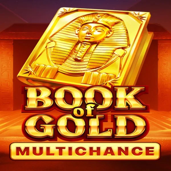 Book of Gold Multichance by Playson, showcased at lala-casino.net – game logo