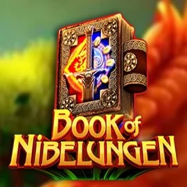 Book of Nibelungen slot logo by Swintt at LalaBet Casino
