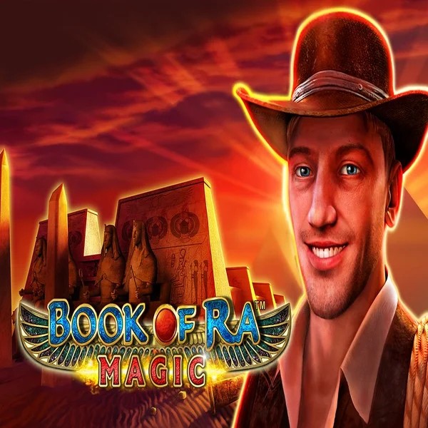 Official Slots logo: Book of Ra Magic by Greentube at LalaBet Casino