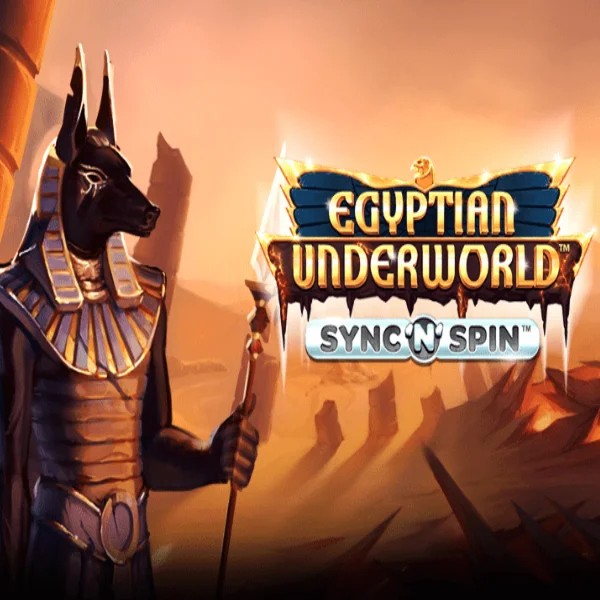 Egyptian Underworld slot logo by Greentube at LalaBet Casino