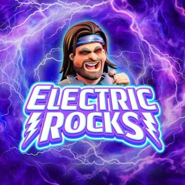 Electric Rocks logo by Inspired Gaming at LalaBet Casino