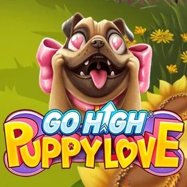 Go High Puppy Love casino game by RubyPlay – featured logo at LalaBet Casino