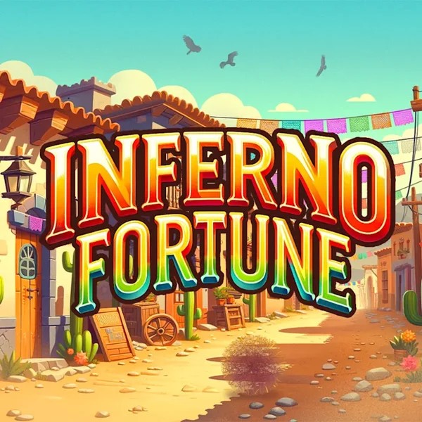 Inferno Fortune slot logo by Atomic Slot Lab at LalaBet Casino