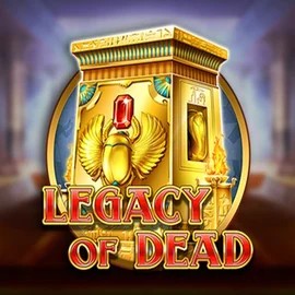 Official Slots logo: Legacy of Dead by Play’n GO at LalaBet Casino