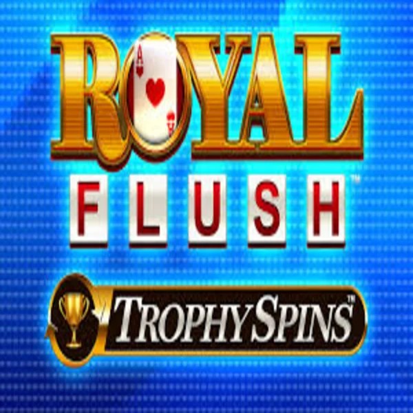 Royal Flush Trophy Spins logo by Greentube at LalaBet Casino