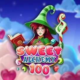 Sweet Alchemy 100 slot logo by Play’n GO at LalaBet Casino