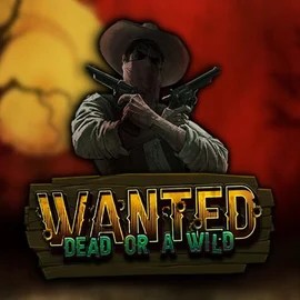 Wanted Dead or a Wild game by Hacksaw Gaming – logo hosted on LalaBet Casino